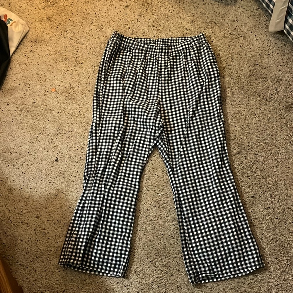 Checkered Linen Pants (matching top on page as well!!!)